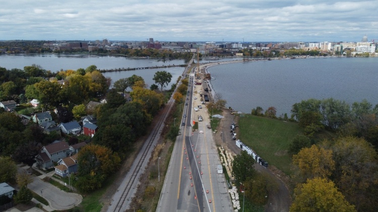 John Nolen Drive Construction