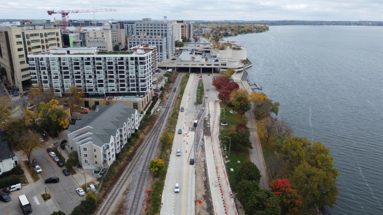 john nolen drive construction