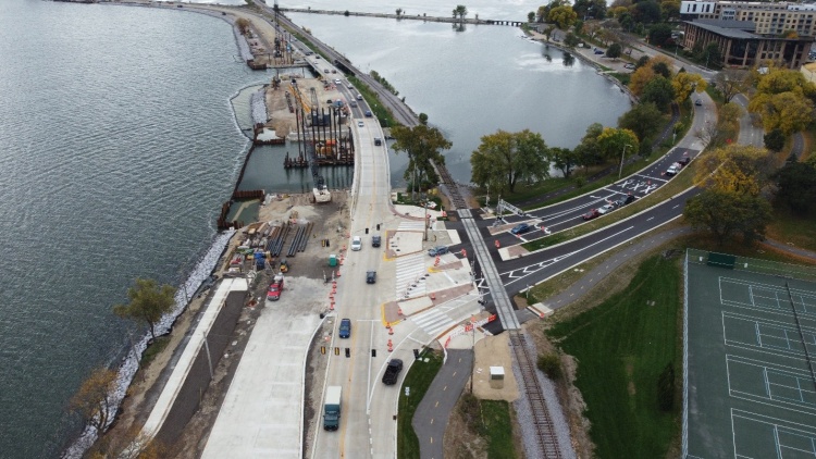 John Nolen Drive Construction