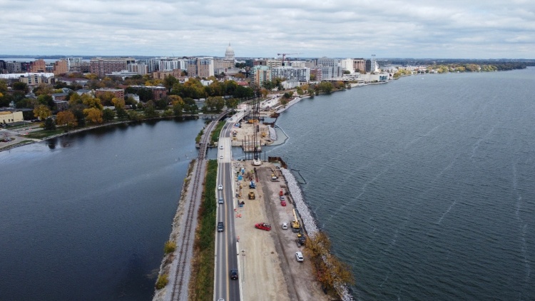 John Nolen Drive Construction