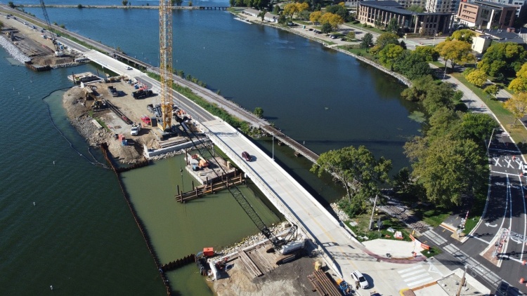 John Nolen Drive Construction