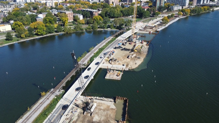 John Nolen Drive Construction
