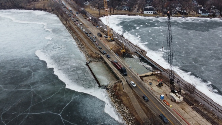 John Nolen Drive Construction