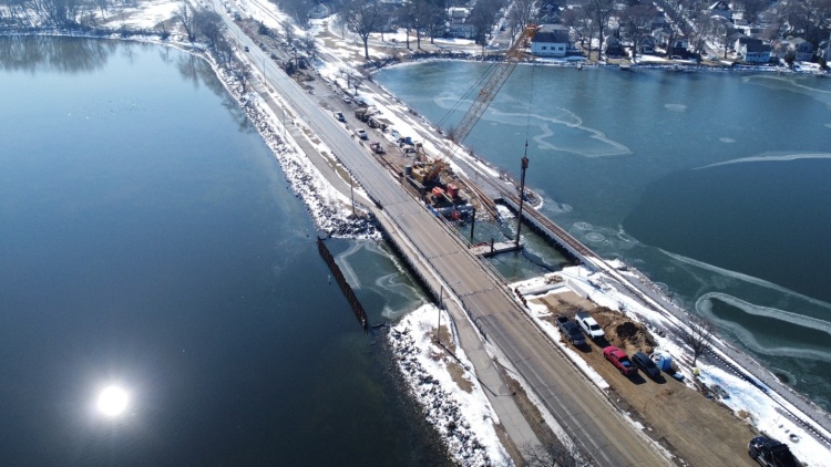 John Nolen Drive Construction