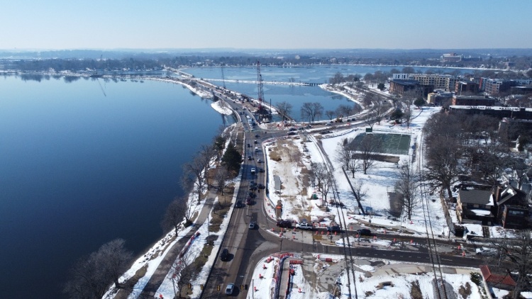 John Nolen Drive Construction