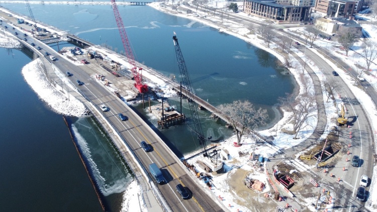 John Nolen Drive Construction