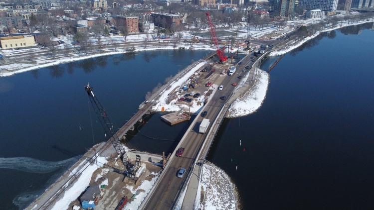 John Nolen Drive Construction