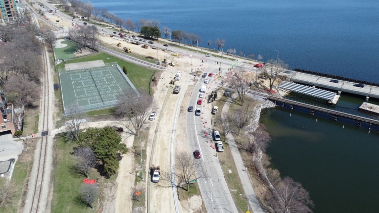John Nolen Drive Construction