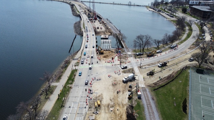 John Nolen Drive Construction