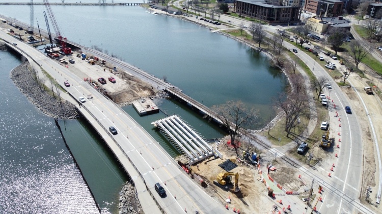 John Nolen Drive Construction