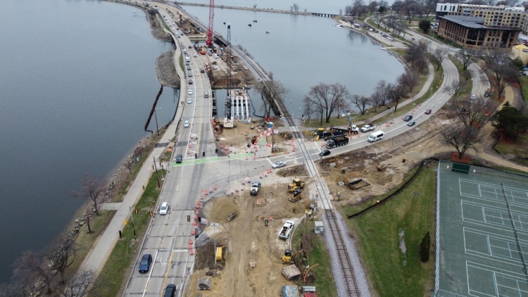 John Nolen Drive Construction 