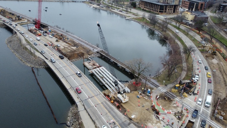 John Nolen Drive Construction 