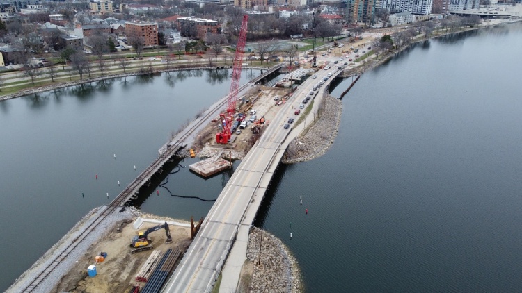 John Nolen Drive Construction 