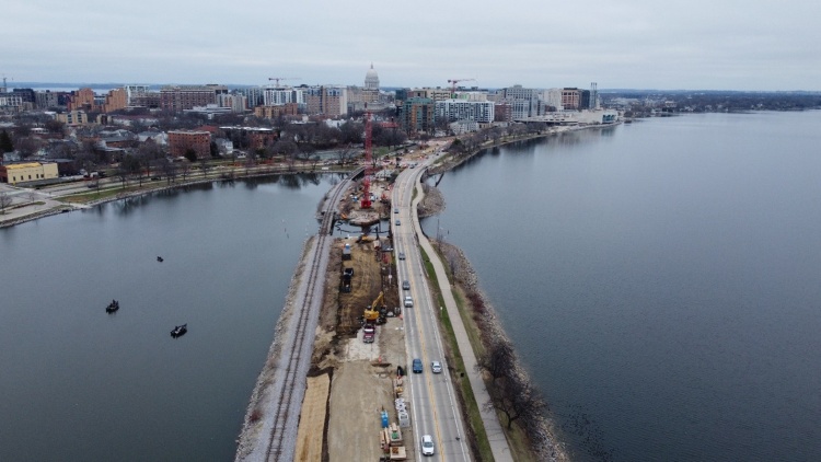 John Nolen Drive Construction 