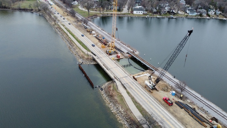 John Nolen Drive Construction 