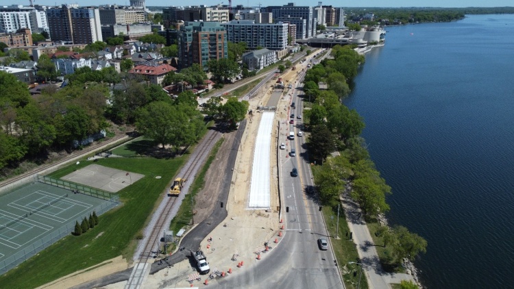 John Nolen Drive Construction