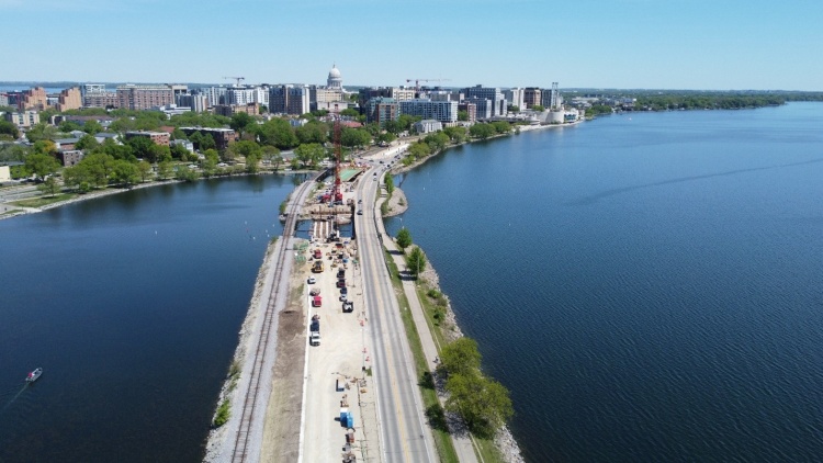 John Nolen Drive Construction