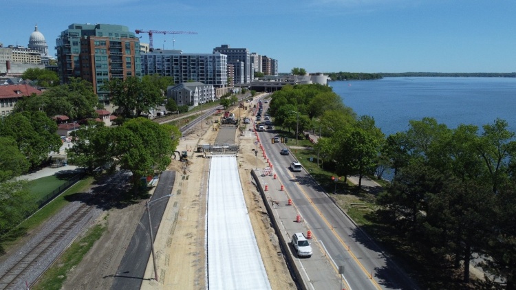 John Nolen Drive Construction