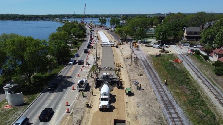 John Nolen Drive Construction