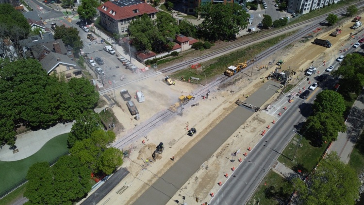 John Nolen Drive Construction