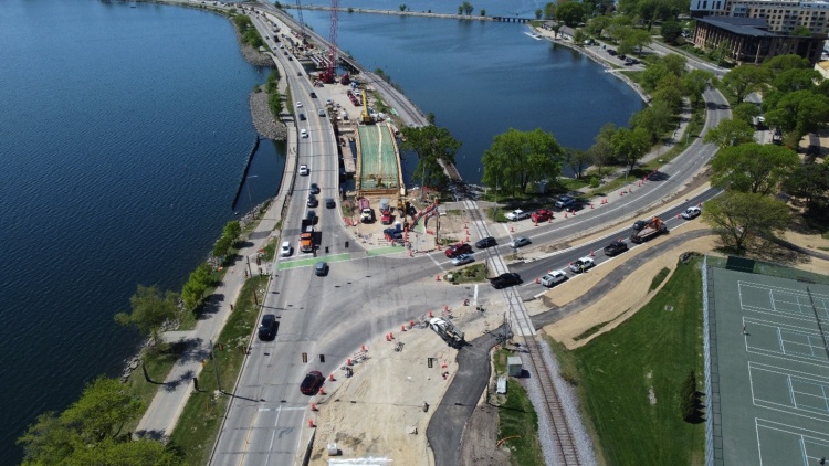John Nolen Drive Construction