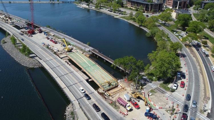 John Nolen Drive Construction