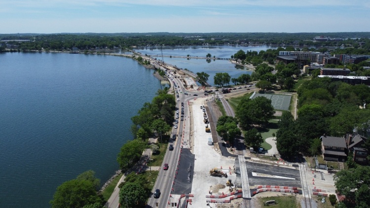 John Nolen Drive Construction