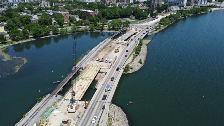 John Nolen Drive Construction