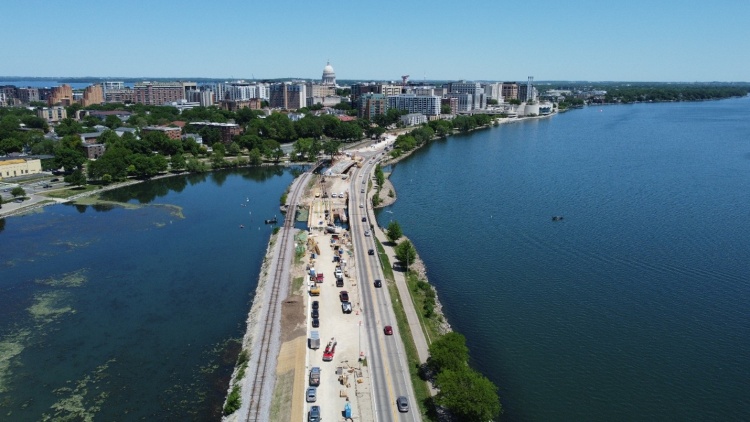 John Nolen Drive Construction