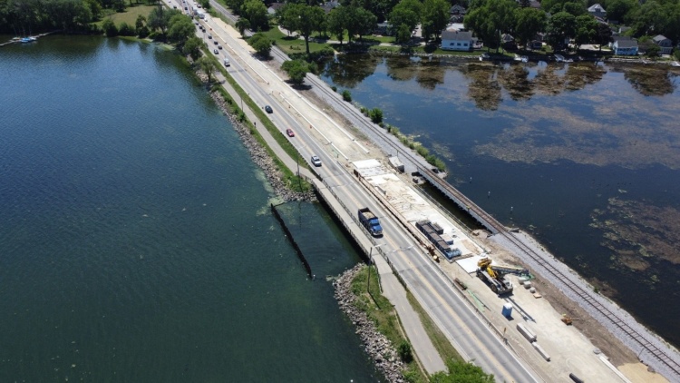 John Nolen Drive Construction