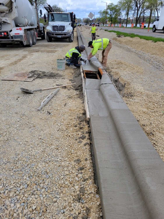 John Nolen Drive Construction