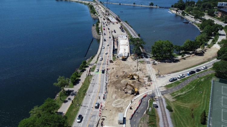 John Nolen Drive Construction