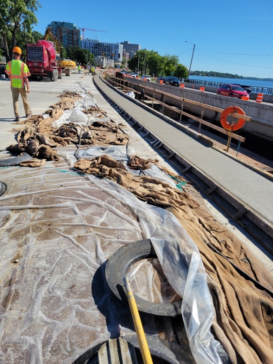 John Nolen Drive Construction