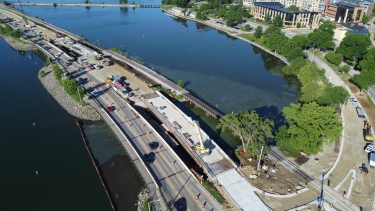 John Nolen Drive Construction