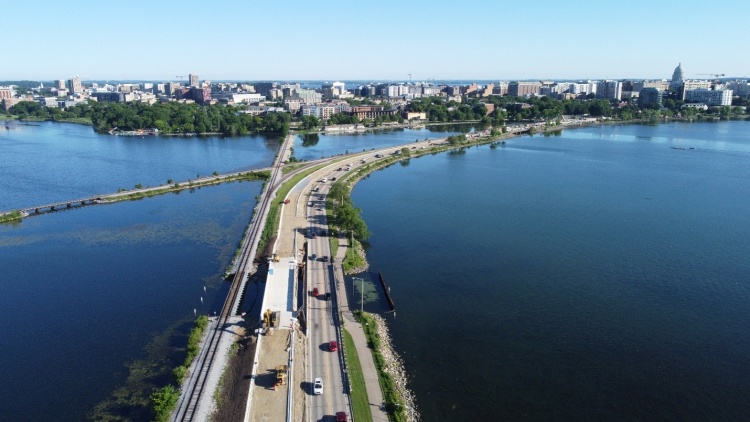 John Nolen Drive Construction