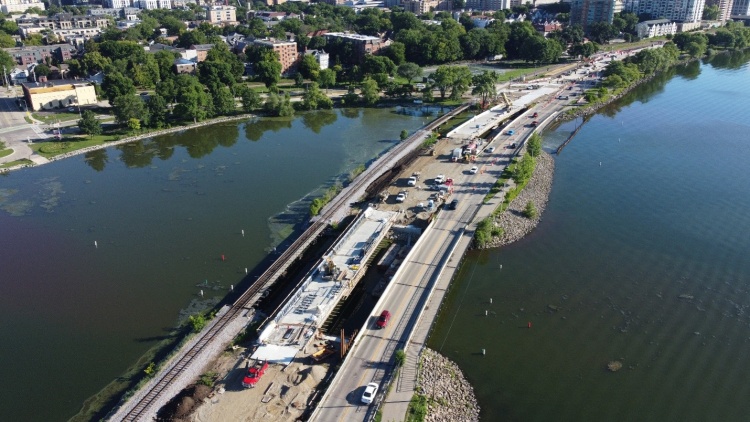 John Nolen Drive Construction