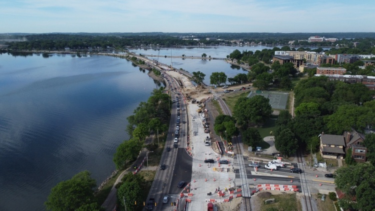 John Nolen Drive Construction