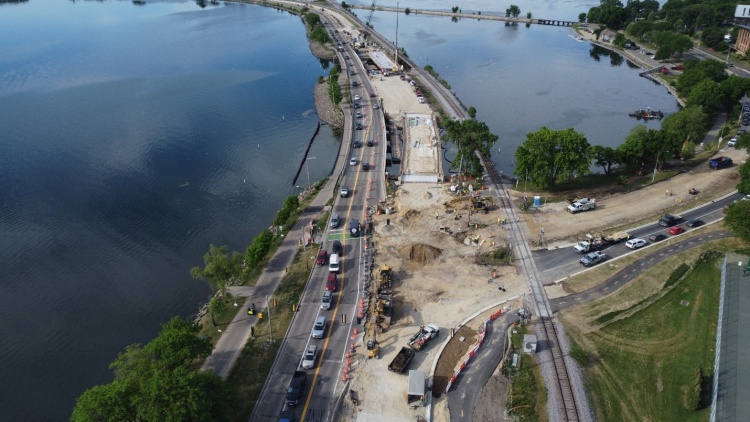 John Nolen Drive Construction