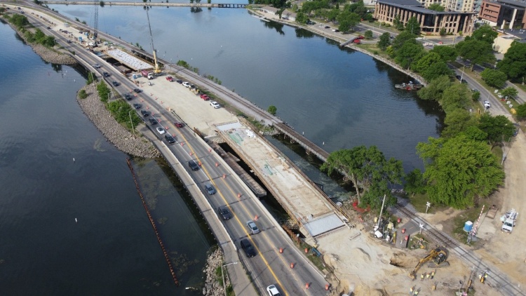 John Nolen Drive Construction