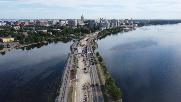 John Nolen Drive Construction
