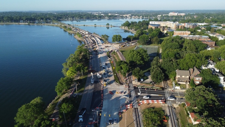 John Nolen Drive Construction