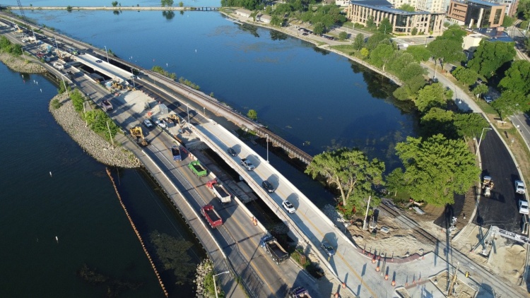 John Nolen Drive Construction