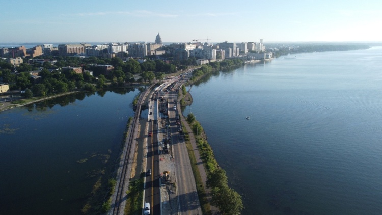 John Nolen Drive Construction