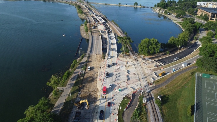 John Nolen Drive Construction