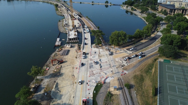 John Nolen Drive Construction