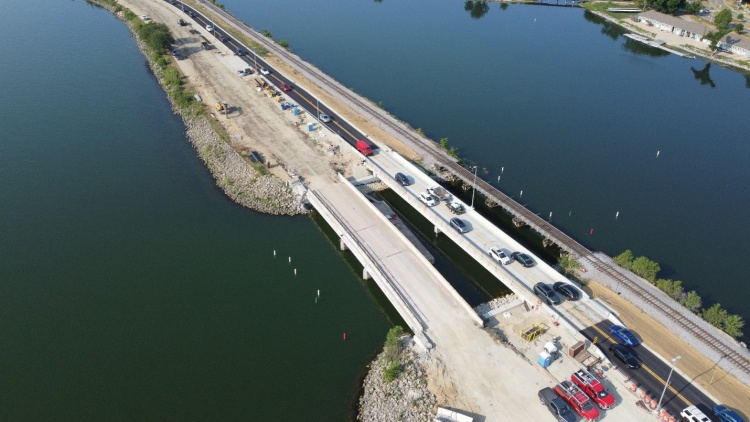 John Nolen Drive Construction