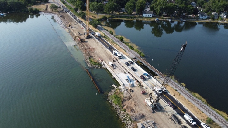 John Nolen Drive Construction
