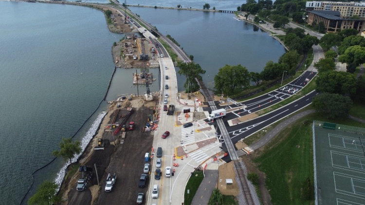 John Nolen Drive Construction
