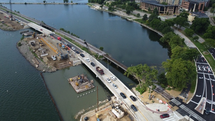 john nolen drive construction