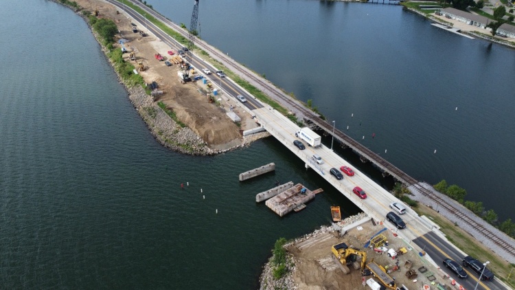 john nolen drive construction